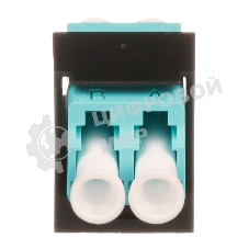 Адаптер Panduit CMDSAQLCZBL проходн. Mini-ComLC дупл. 50/125 OM3 черный