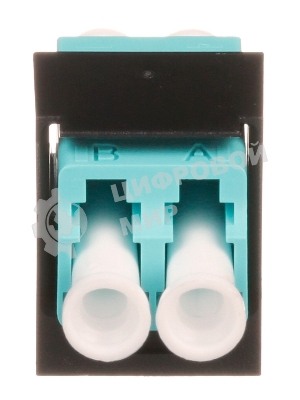 Адаптер Panduit CMDSAQLCZBL проходн. Mini-ComLC дупл. 50/125 OM3 черный