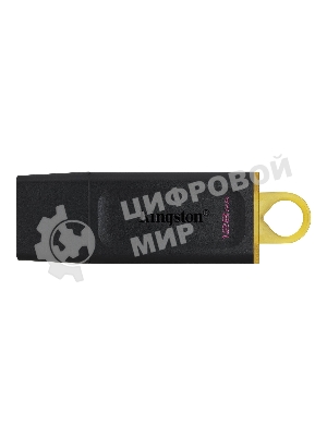 Флешка USB Kingston DataTraveler Exodia (DTX/128GB), 128Gb, USB 3.2 Gen 1, R/W 200/60, черный/желтый