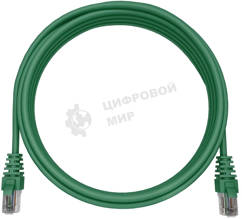 Патч-корд NTSS NTSS-PC-UTP-RJ45-5e-0.15-LSZH-GN NTSS-PC-UTP-RJ45-5E-0.15-LSZH UTP RJ-45 вил.-вилка RJ-45 cat.5e 0.15м зеленый LSZH (уп.:1шт)
