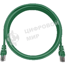 Патч-корд NTSS NTSS-PC-UTP-RJ45-5e-0.15-LSZH-GN NTSS-PC-UTP-RJ45-5E-0.15-LSZH UTP RJ-45 вил.-вилка RJ-45 cat.5e 0.15м зеленый LSZH (уп.:1шт)
