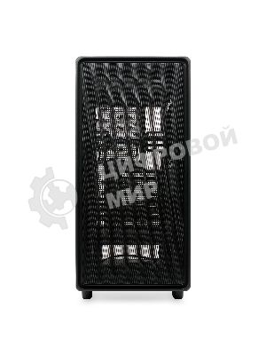Компьютерный корпус без блока питания HSPD M510, Mesh Mid Tower, черный, TG, 0.5 SPCC, no fans ATX, mATX, mITX 180/280/160мм 1x2.5