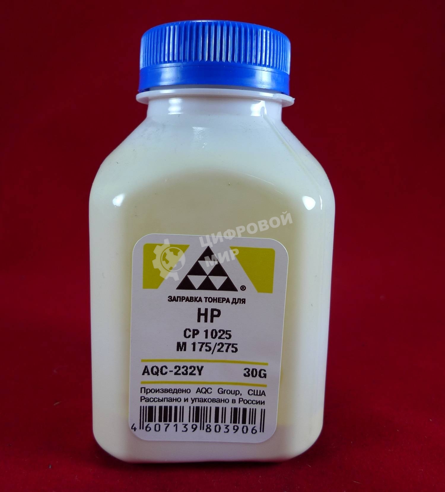 Тонер HP CP 1025/M 175/275 Yellow, (фл.30г.) AQC фас. Россия