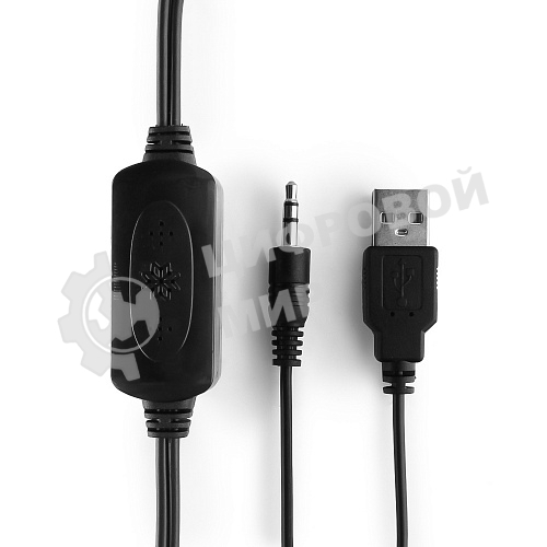 Акустическая система 2.0 Gembird SPK-105, черный, 5 Вт, регулятор громкости, USB-питание