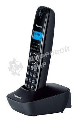 Телефон беспроводной (DECT) Panasonic KX-TG1611RUH (серый) АОН, Caller ID,12 мелодий звонка,подсветка дисплея,поиск трубки