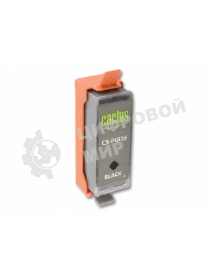 Картридж струйный Cactus CS-PGI35 черный (9 мл) для Canon iP100