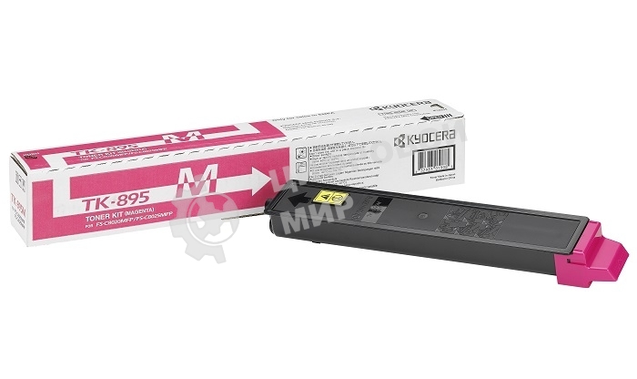 Картридж лазерный Kyocera TK-895M (1T02K0BNL0) пурпурный для FS-C8020MFP/C8025MFP/FS-C8520MFP/C8525MFP 6000 стр
