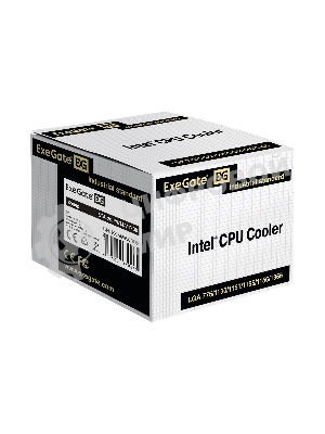 Кулер для процессора ExeGate ETA-20.PWM.V1700 серебристый, 90 мм, алюминий, 2600 об/мин, 23.5 дБ, 4 pin, 90 Вт, 60 мм