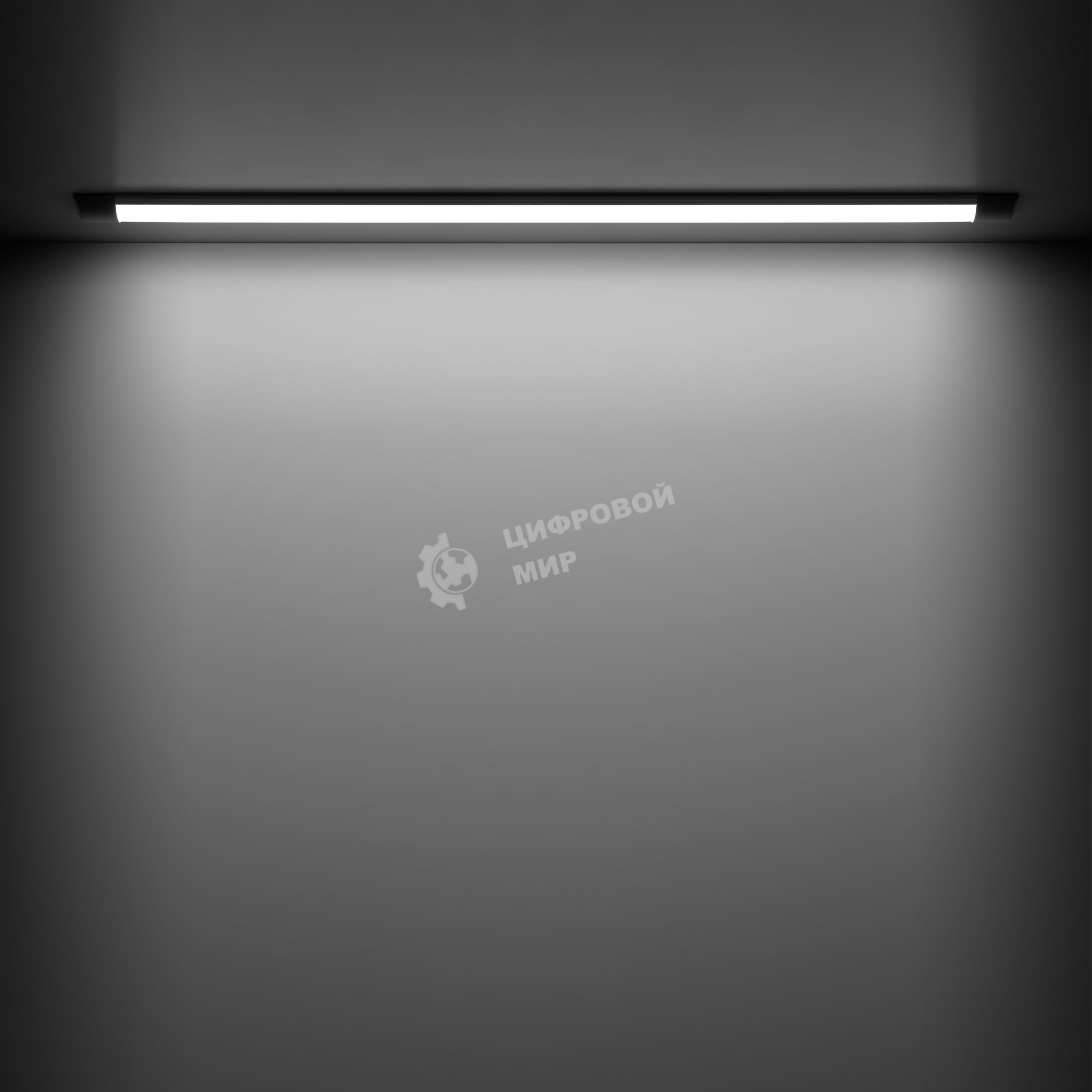 Светильник светодиодный Gauss IP40 1200x76x24мм 36W 3200lm 4000K WLF-2 сталь