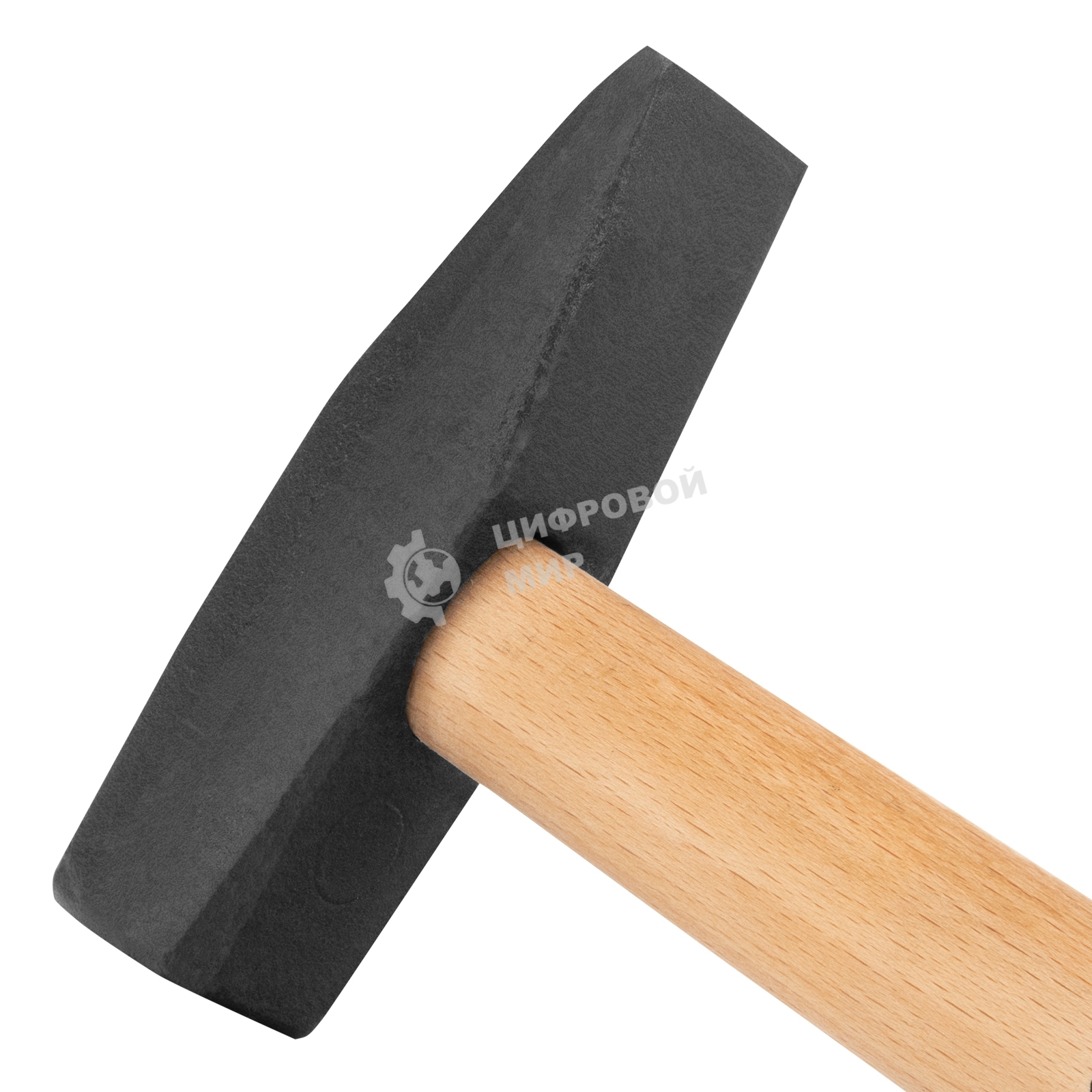 Молоток слесарный Сибртех 600 г, квадратный боек, деревянная рукоятка