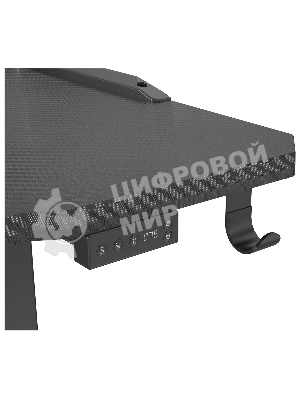 Стол игровой Cactus CS-ED-GbK столешница МДФ карбон, каркас черный