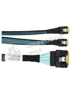 Кабель/SFF-8654 8i/SFF-8654 4i*2-0.8M