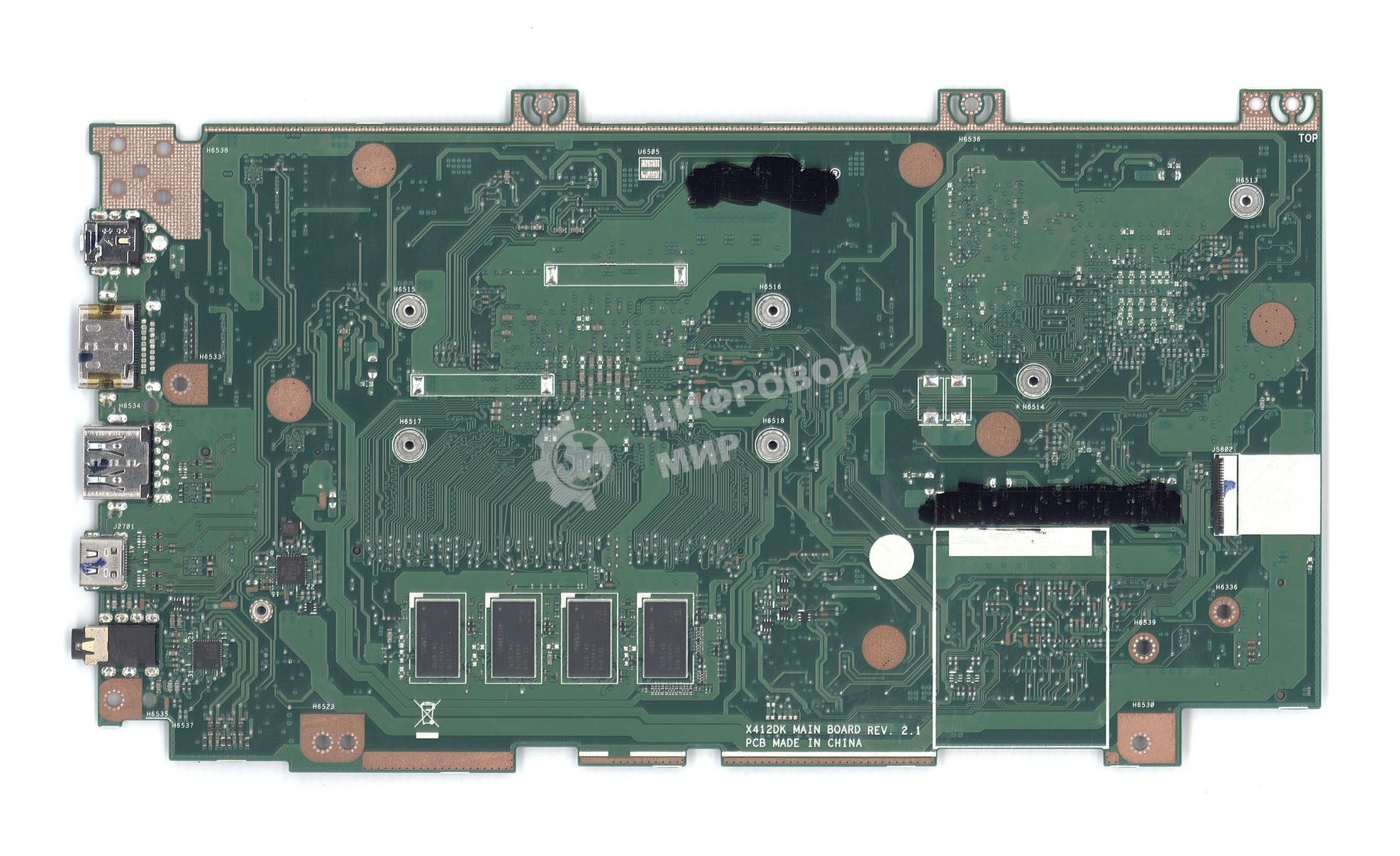 Материнская плата для Asus X412DA 4G/R7-3700U 90NB0M50-R00050