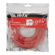 Леска для триммера MTX армированная алюминием квадрат 3,0 мм х 15 м