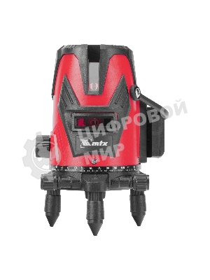Лазерный уровень MTX MFL RED, 30 м, красный луч, акк. Li 2400 mAh, сумка, резьба 5/8