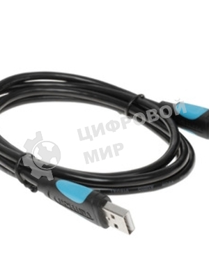 Кабель Vention USB 2.0 AM/BM - 1м. черный VAS-A16-B100