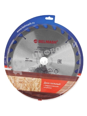 Диск пильный по дереву BELMASH 280x3,0/1,8x32/30, 24T