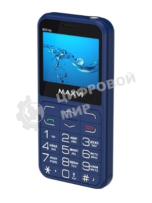 Мобильный телефон Maxvi B231ds синий