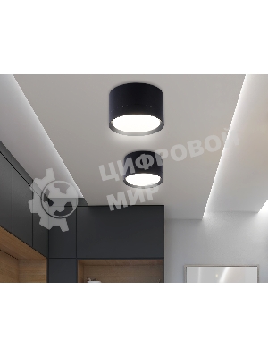 Светильник Ambrella light TN52357 BK черный GX53 max 12W D82*50