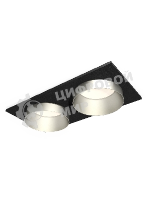 Комплект встраиваемого светильника Ambrella light XC6526023 SBK/MCH черный песок/хром матовый MR16 GU5.3 (C6526, N6133)