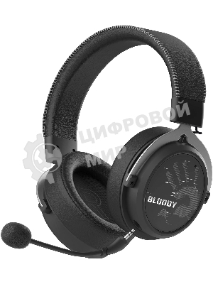 Гарнитура Bloody MR590 Sports чёрный, беспроводная + проводная, Bluetooth, до 35 ч