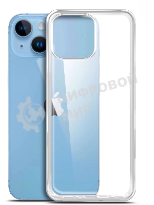 Чехол (клип-кейс) BoraSCO для Apple iPhone 14 Plus прозрачный (70799)