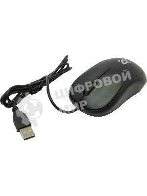 Мышь проводная Defender Patch MS-759 черный, 1000 dpi, USB, кнопки - 3