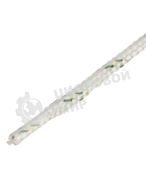 Фал плетеный Сибртех капрон 16-прядный с капрон. серд. 6 мм, бухта 100 м, 650 кгс