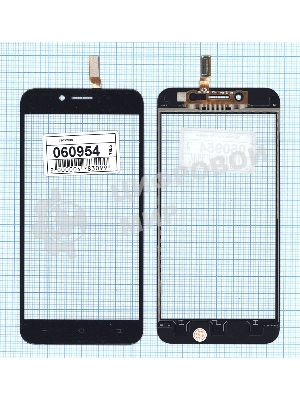 Сенсорное стекло (тачскрин) для Vivo V5s, черное
