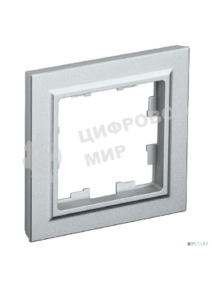 Рамка 1-м BRITE РУ-1-БрА алюм. IEK BR-M12-K47