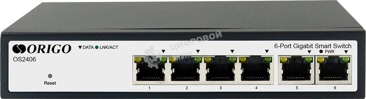 Коммутатор настраиваемый L2 6x1000Base-T ORIGO OS2406/A1A