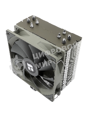 Кулер для процессора Thermalright Assassin Spirit 120 V2 серебристый/черный/серый (4-pin PWM, 154мм, Al/Cu, 4x6мм, 1x120мм, 66.17CFM, 25.6dBA, 1500RPM, S: 1851/1700/1200/115X, AM5/AM4)