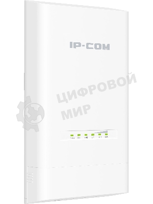 Наружная точка доступа IP-COM CPE12, 5 ГГц, до 867 Мбит/с, IP65, 1х12dbi, PoE, 2х1 Гбит/с, молниезащита 6000В