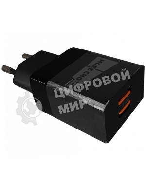 Сетевое зарядное устройство MORE CHOICE NC85i 1USB+1Type-C 3.0A PD 20W+QC3.0 для Lightning 8-pin Type-C, белый