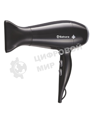 Фен SAKURA SA-4048BK черный, 2200 Вт