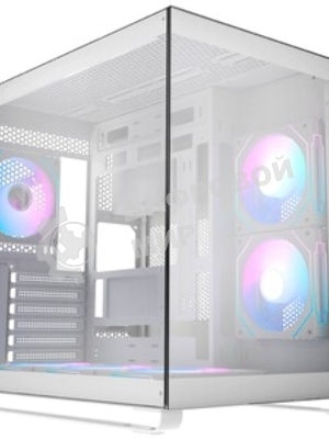 Компьютерный корпус Ocypus Iota C70 WH ARGb ATX/win/белый/6 ARGb fans/no PSU/Tempered Glass