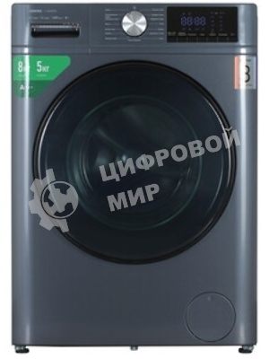 Стирально-сушильная машина Centek CT-1954 серый, загрузка фронтальная 8 кг, 1400 об/мин., класс: А+++