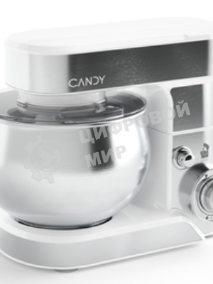 Миксер планетарный Candy CM-501 900Вт серебристый/белый