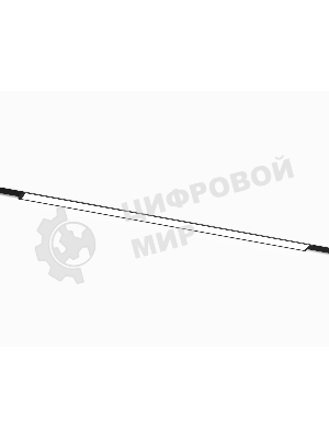 Трековый светильник GL2320 BK черный IP20 10W 3CCT 3000/4200/6400K 48V 200*10*37