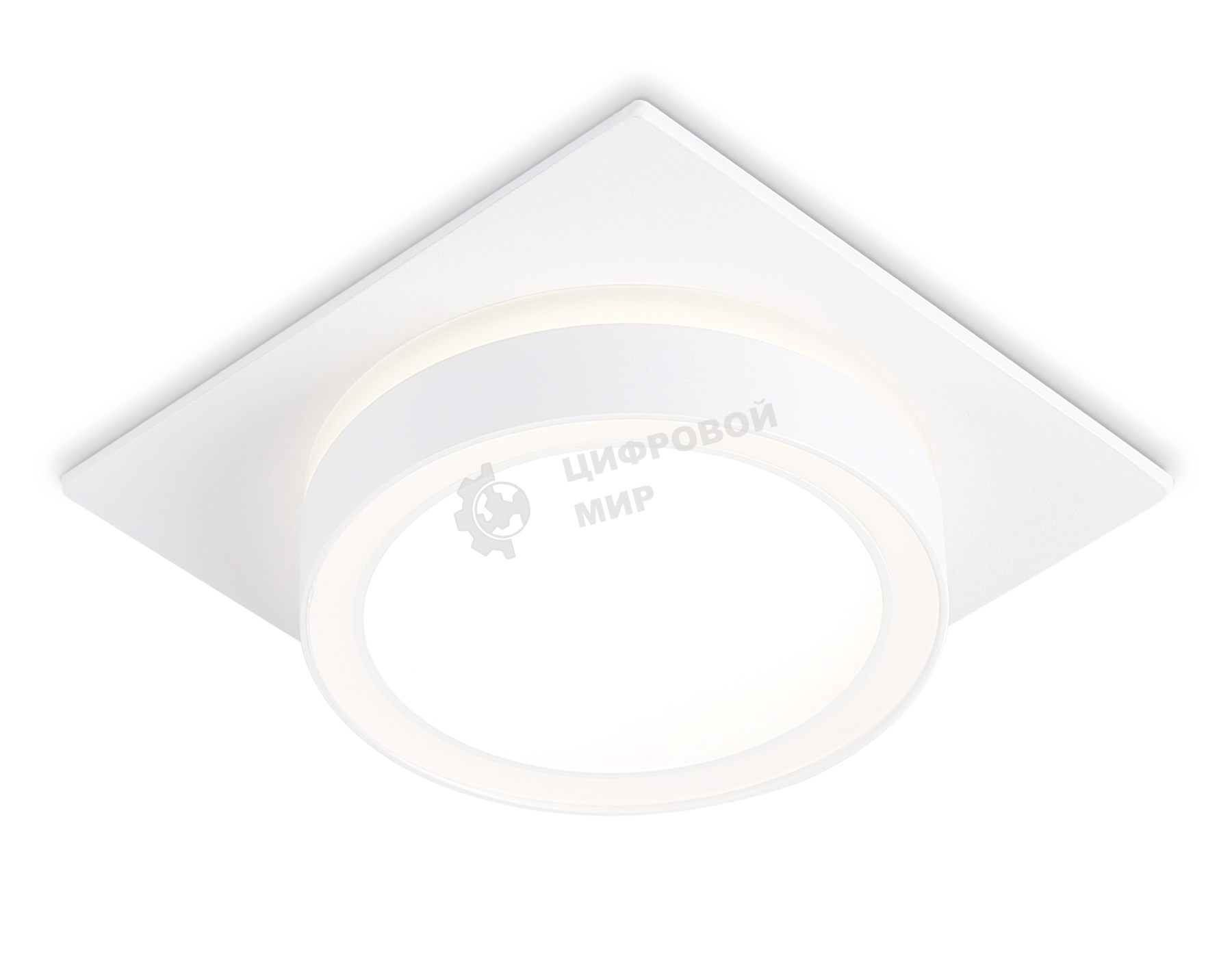 Светильник Ambrella light TN52421 WH/FR белый/белый матовый GX53 max 12W 105*105*45