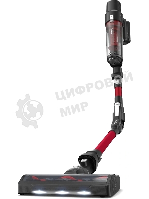 Пылесос вертикальный Tefal TY6A83WO черный/красный, питание от аккумулятора, 140 Вт, уборка сухая, пылесборник 0.44 л