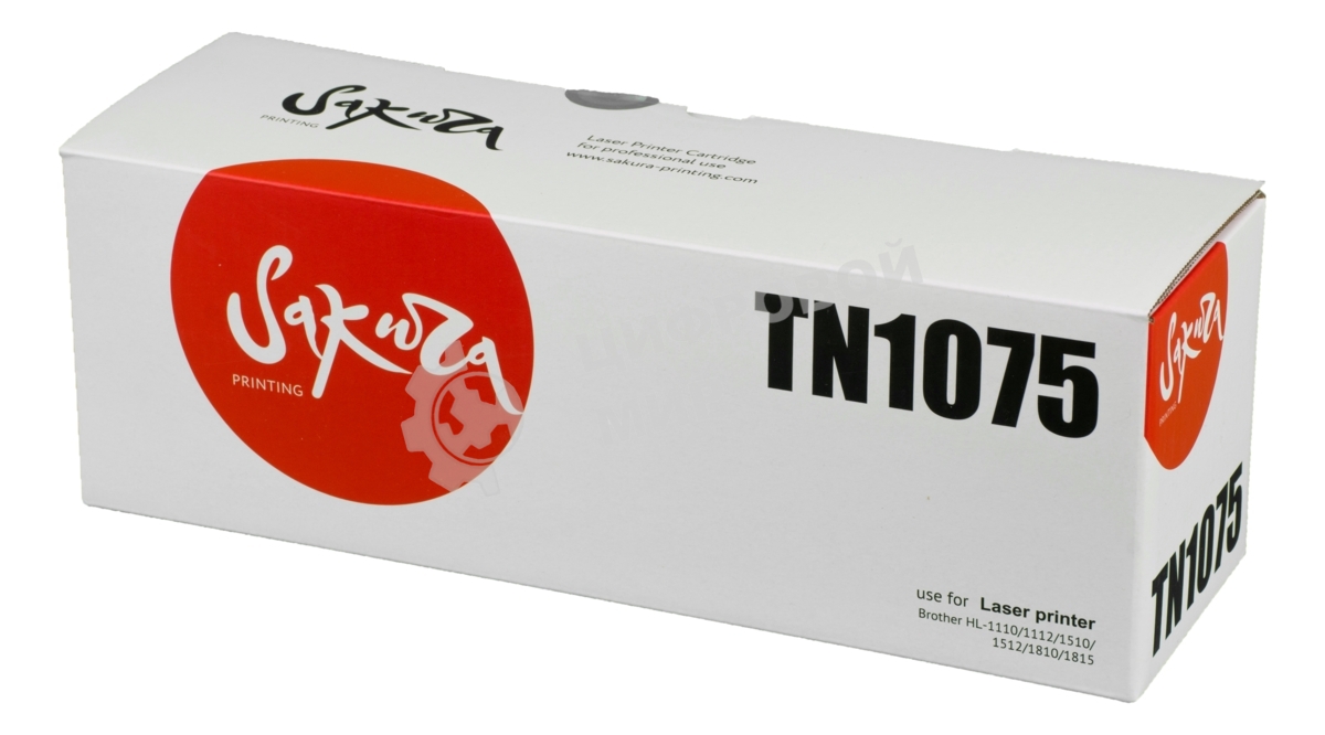 Картридж лазерный Sakura TN1000/1030/1050/1060/1075 для Brother HL-1110/1112/1510/1512/1810/1815, 1500 к.