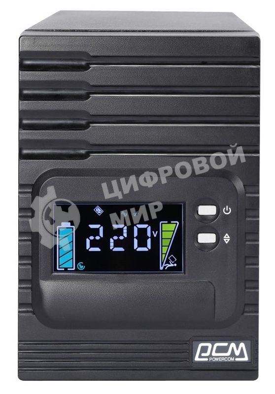 Источник бесперебойного питания Powercom Smart King Pro+ SPT-1500-II LCD 1200Вт 1500ВА черный