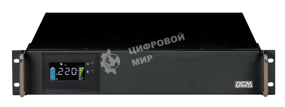 Источник бесперебойного питания Powercom King Pro RM KIN-600AP RM 360Вт 600ВА черный