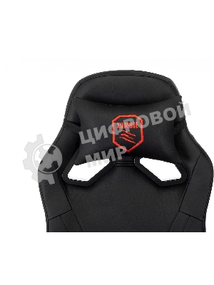 Кресло игровое Бюрократ Zombie 50 черный эко.кожа крестов. пластик