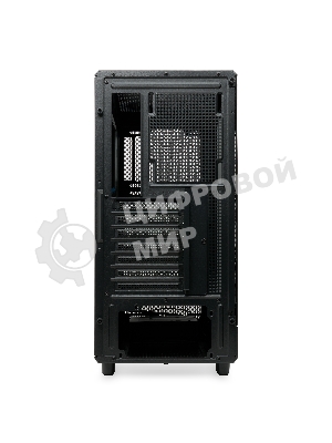 Компьютерный корпус без блока питания HSPD M510, Mesh Mid Tower, черный, TG, 0.5 SPCC, no fans ATX, mATX, mITX 180/280/160мм 1x2.5