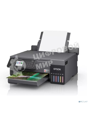 МФУ струйное Epson EcoTank L8100 (C11CK94***), A4, цветной, печ. до 8 стр/мин., 5760 x 1440 dpi (печ.), 1200x4800dpi (скан.), USB, Wi-Fi