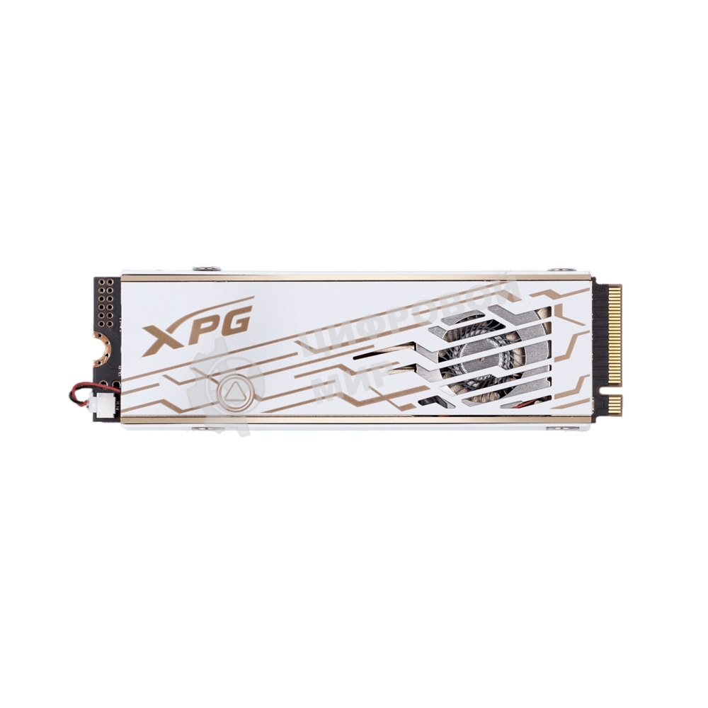 Накопитель SSD ADATA XPG MARS 980 PRO, 1000Gb, M.2(22x80мм), NVMe, PCIe 5.0 x4, 3D NAND, R/W 14000/10000Mb/s, IOPs 1 600 000/1 650 000, TbW 740, DWPD 0.4, with Heat Sink (5 лет)