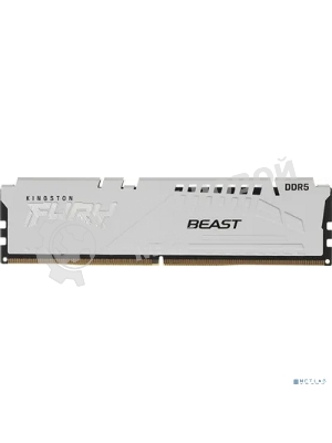 Оперативная память Kingston Fury Beast, DDR5, 64GB (1x64GB), 5600 MHz, CL40, с радиатором, чёрный