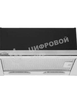 Вытяжка встраиваемая Elikor Интегра 50Н-400-В2Л нержавеющая сталь, 50 см, 400 куб. м/ч, 55 дБ